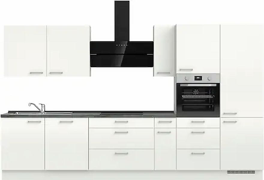 nobilia® Küchenzeile »"Laser II"«, vormontiert, Ausrichtung wählbar, Breite günstig online kaufen