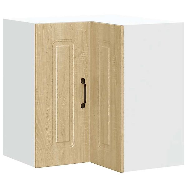 vidaXL Küchen-Eckhängeschrank Kalmar Sonoma-Eiche Holzwerkstoff 853620 günstig online kaufen