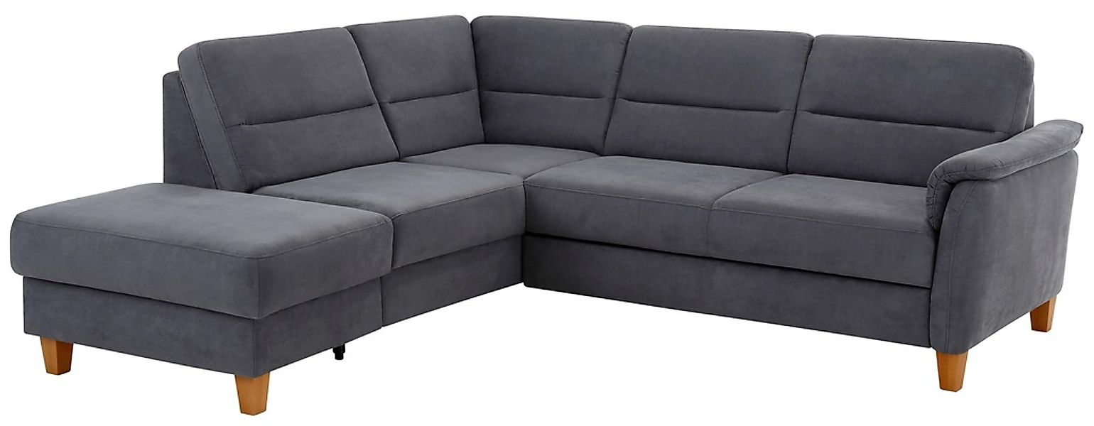 Home affaire Ecksofa »Palmera L-Form«, Federkern, wahlweise mit Bettfunktio günstig online kaufen
