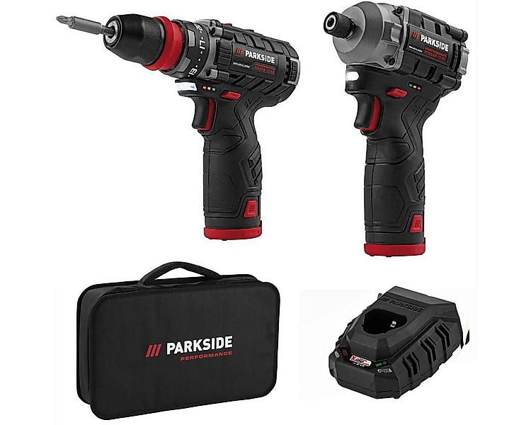 PARKSIDE PERFORMANCE® Akku-Drehschlagschrauber 12V Bohrschrauber PBSPA + Sc günstig online kaufen