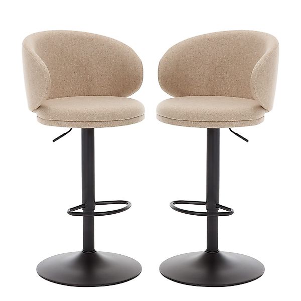 WAHSON OFFICE CHAIRS Barhocker Leinen Tresenhocker günstig online kaufen