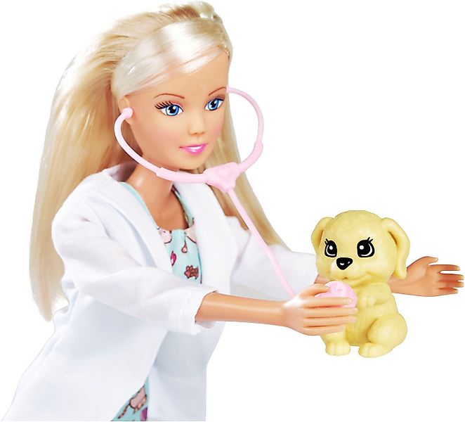 SIMBA Anziehpuppe Steffi Love, Vet Pet günstig online kaufen