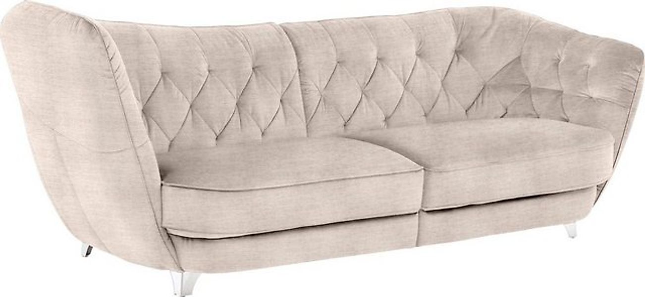 Leonique Big-Sofa Retro, stylischer Hochlehner günstig online kaufen