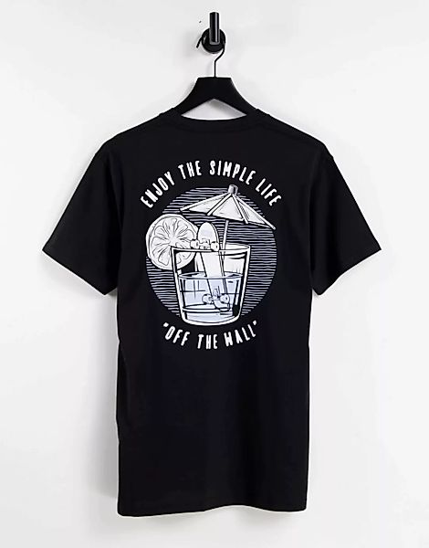 Vans – OTW Simple – T-Shirt in Schwarz mit Rückenprint günstig online kaufen
