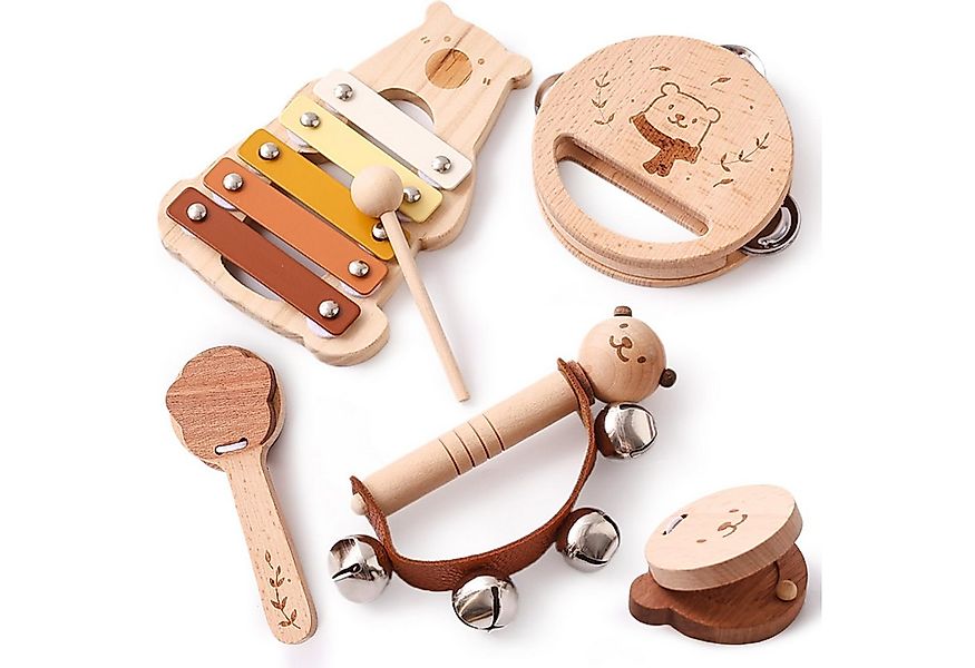 CLTYQ Spielzeug-Musikinstrument Bär Musikinstrumente Baby Musikinstrumente günstig online kaufen