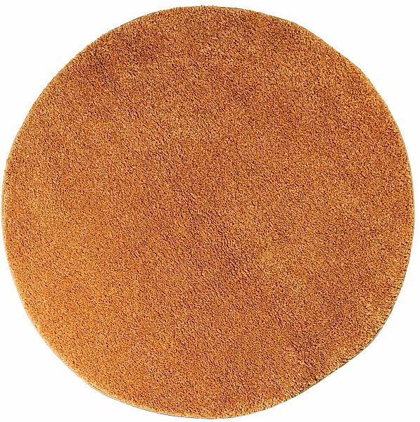 my home Teppich »Viva Teppich rund«, rund, 45 mm Höhe, Uni-Farben, einfarbi günstig online kaufen