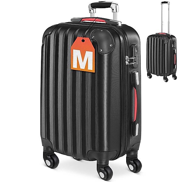 monzana Hartschalen-Trolley, 4 Rollen Rollen, 55x34x20cm günstig online kaufen