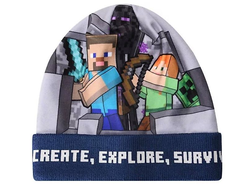 Minecraft Bommelmütze Wintermütze Mütze in verschiedenen Farben günstig online kaufen