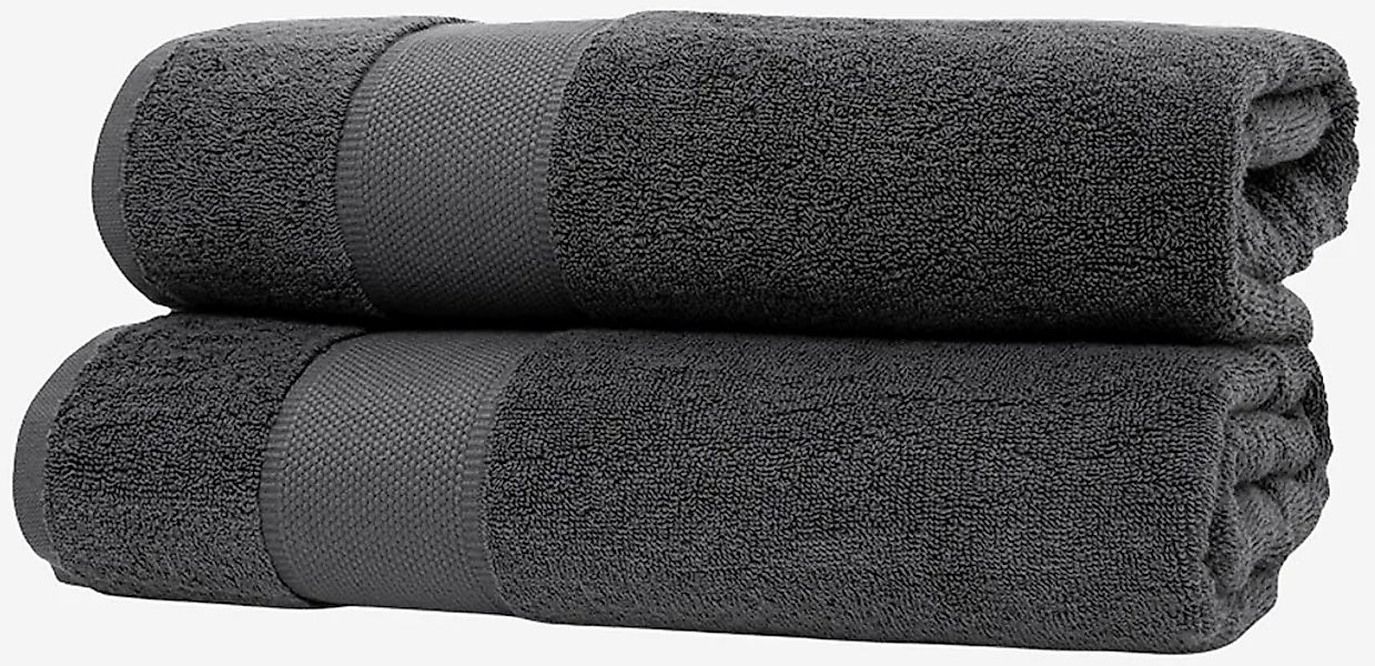 Wolkenfeld Duschtücher "Premium Low-Twist Baumwolle 550 g/m² – 2 große Dusc günstig online kaufen