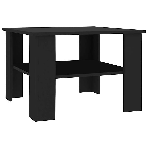 vidaXL Couchtisch Schwarz 60x60x42 cm Holzwerkstoff günstig online kaufen