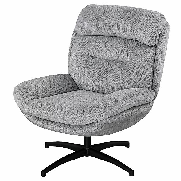 HOMCOM Sessel Chenille, wasserabweisend, Drehsessel Wohnzimmer, Armlehnstuh günstig online kaufen