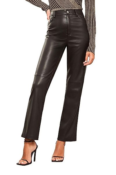LIPSY Lederimitathose Lipsy Hose mit geradem Bein, Regular (1-tlg) günstig online kaufen