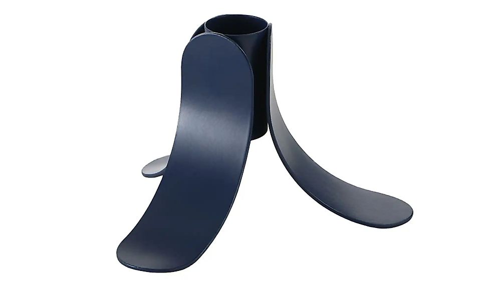 HOME STORY Kerzenhalter   ¦ blau ¦ Eisen ¦ Maße (cm): B: 10 H: 7 Accessoire günstig online kaufen