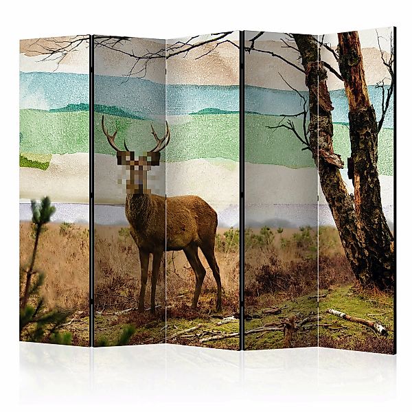 5-teiliges Paravent - Forest Fugitive Ii [room Dividers] günstig online kaufen