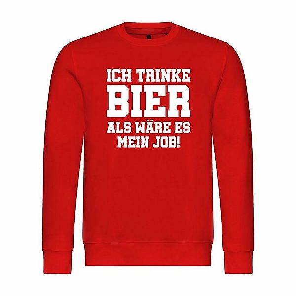 deinshirt Kapuzenpullover Herren Pullover Ich trinke Bier als wäre es mein günstig online kaufen