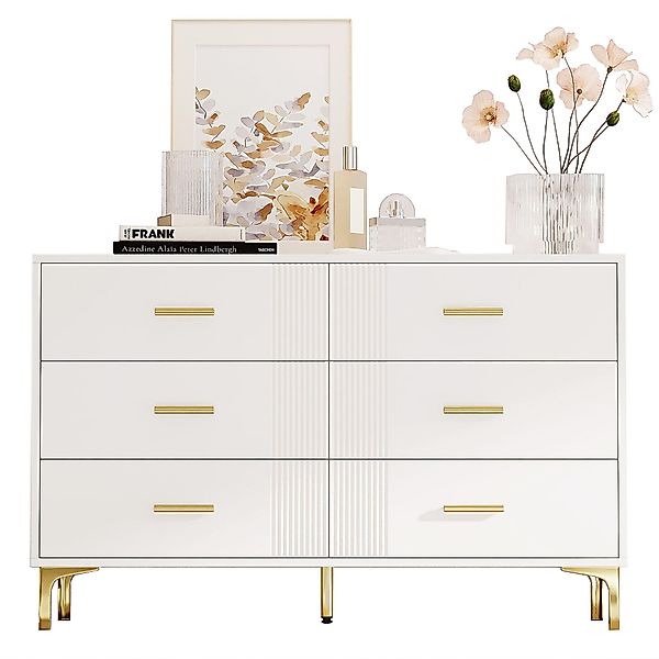 Merax Sideboard mit 6 Schubladen (1 günstig online kaufen