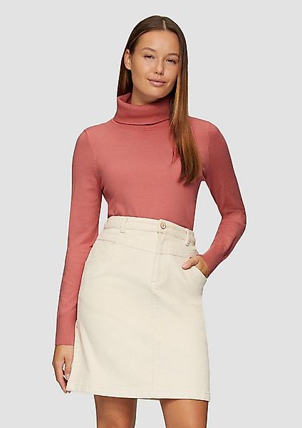 s.Oliver Longpullover Strickpullover Weicher Rollkragenpullover aus Viskose günstig online kaufen