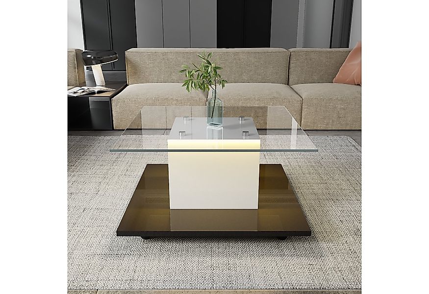 autolock Couchtisch Couchtisch, Couchtisch aus Hochglanzglas günstig online kaufen