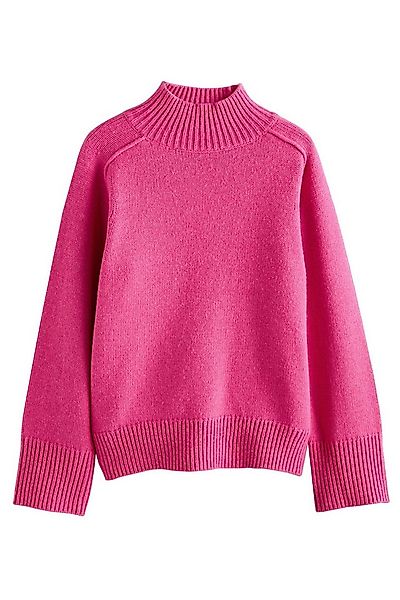 Next Strickpullover Grobstrickpullover mit Stehkragen und Wollanteil (1-tlg günstig online kaufen