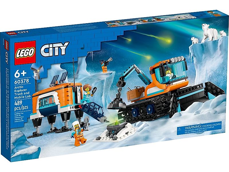 LEGO® LEGO® City 60378 Arktis-Schneepflug mit mobilem Labor Konstruktionssp günstig online kaufen