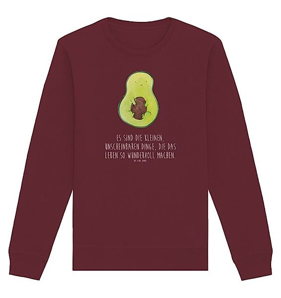 Mr. & Mrs. Panda Longpullover Größe XXL Avocado Kern - Burgundy - Geschenk, günstig online kaufen