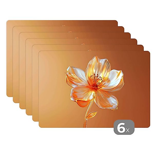 MuchoWow Platzset Gläser - Blume - günstig online kaufen