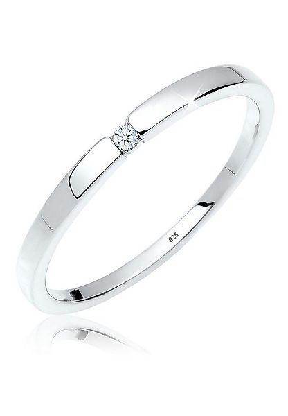 Elli DIAMONDS Verlobungsring Diamant Weiß Brillantschliff (0.015 ct) 925 St günstig online kaufen