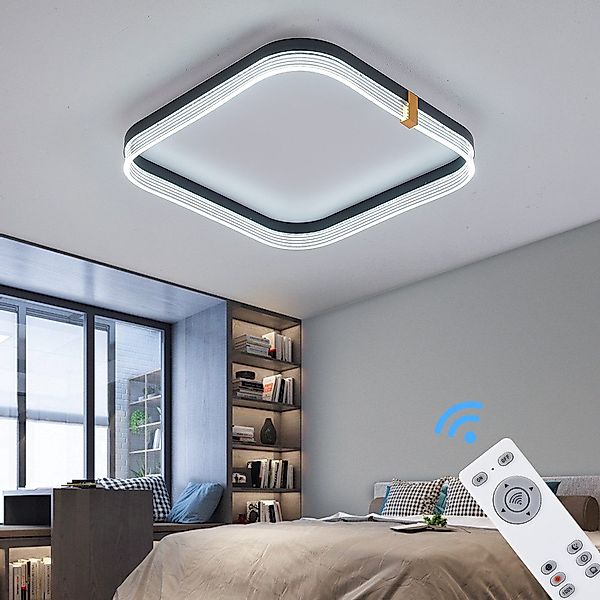 Eurotondisplay LED Deckenleuchte LED Deckenleuchte Fernbedienung/Handy-App günstig online kaufen
