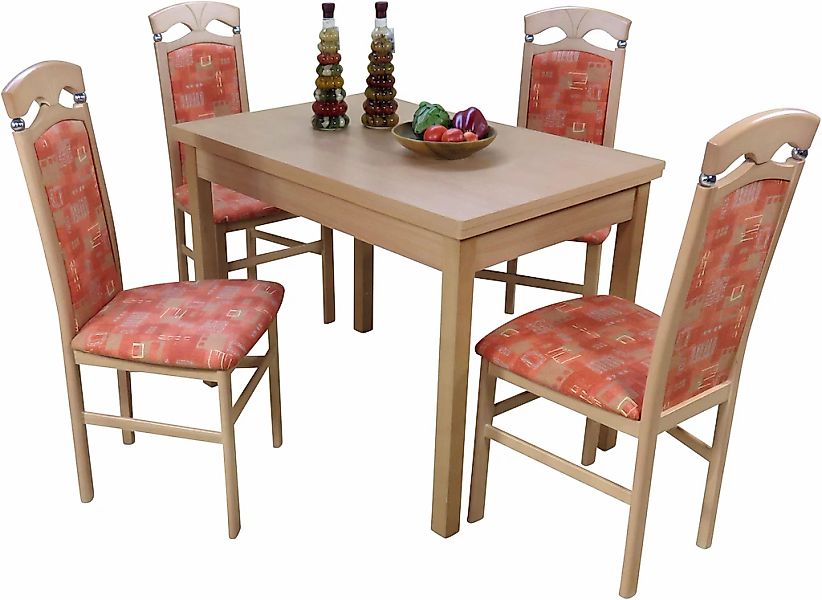 HOFMANN LIVING AND MORE Essgruppe "5tlg. Tischgruppe", (Spar-Set, 5 tlg., 5 günstig online kaufen