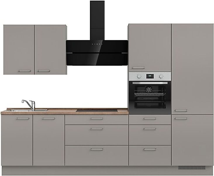 nobilia® Küchenzeile »"Laser II"«, vormontiert, Ausrichtung wählbar, Breite günstig online kaufen