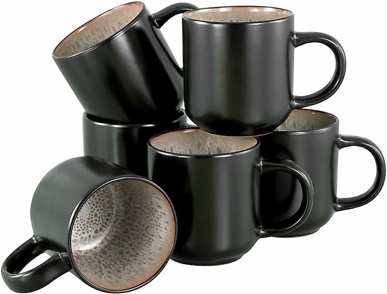 my home Becher »modernes 6-teiliges Kaffeebecher-Set Nydala«, (Set, 6 tlg.) günstig online kaufen