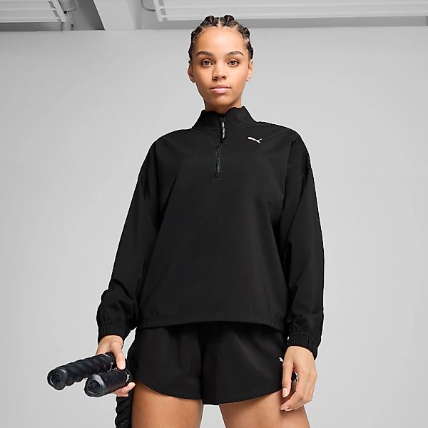 PUMA Trainingsjacke "W STRONG WOVEN JACKET" ohne Kapuze für Fitness-Workout günstig online kaufen