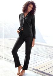 Vivance Dreams Pyjama 2 Stk. tlg., mit Kontrastpaspel-Details günstig online kaufen