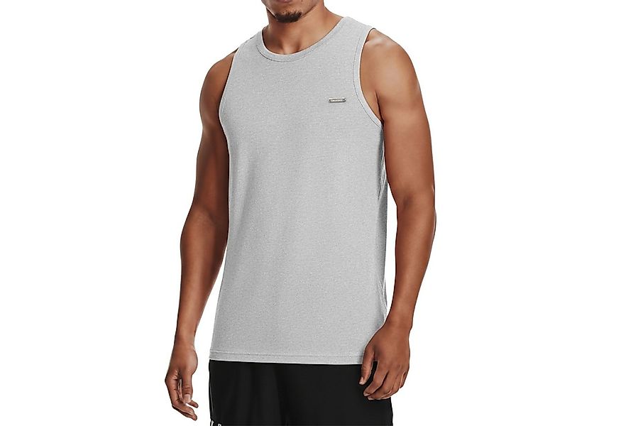 Smilodox Tanktop Arian, ärmelloses Muskelshirt mit Rundhals & Metall-Logo, günstig online kaufen