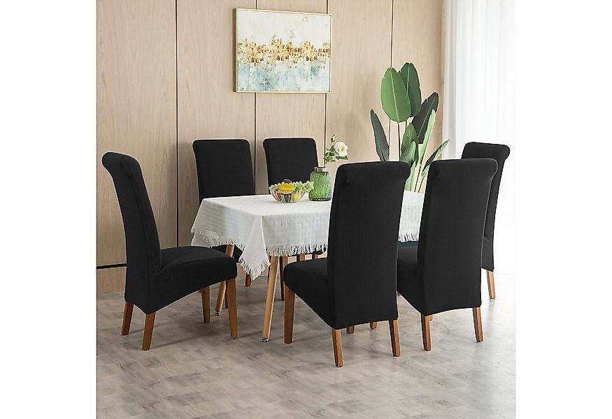 Simloveve Sitzflächenhusse Stretch Schonbezug, Stuhlbezug Groß Stuhlschutz günstig online kaufen