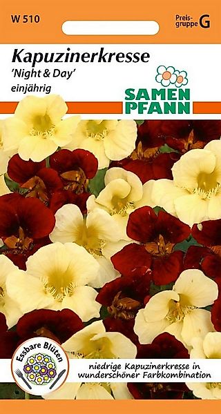 SAMEN PFANN Blumensamen Kapuzinerkresse, Night & Day - Kapuzinerkresse-Same günstig online kaufen