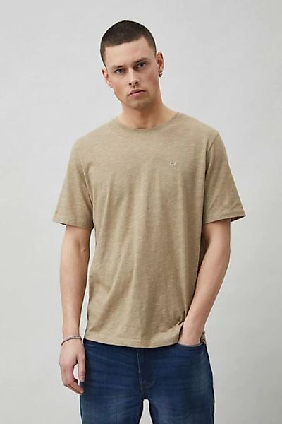 Blend T-Shirt Rundhals T-Shirt Kurzarm Stretch Shirt BHWilton 5030 in Beige günstig online kaufen