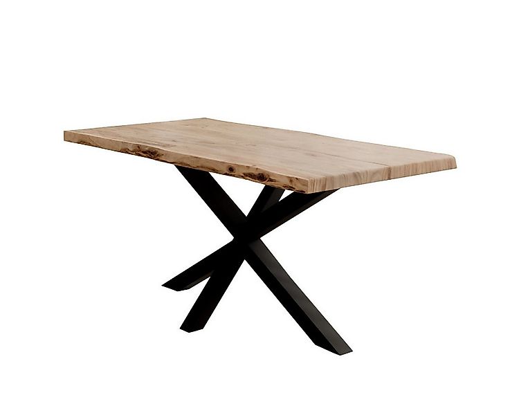 Liadomo Baumkantentisch Helsinki, Esstisch, Esszimmertisch, wählbare Gestel günstig online kaufen