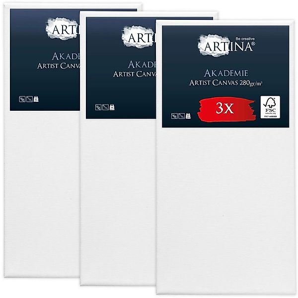 Artina Akademie Keilrahmen 60x120cm FSC 3tlg günstig online kaufen
