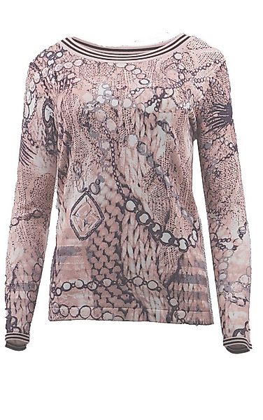 Passioni Strickpullover mit abstrahiertem Strickmuster günstig online kaufen