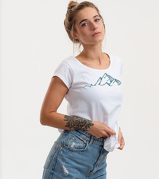 T-shirt Asheville Mountainbeat Aus Biobaumwolle günstig online kaufen