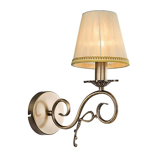 Lindby Wandleuchte Wandlampe Innen Finnick 9624886 in Bronze aus Textil 1-f günstig online kaufen