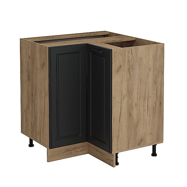 Vicco Eckunterschrank R-Line, Anthrazit Landhaus/Goldkraft Eiche, günstig online kaufen