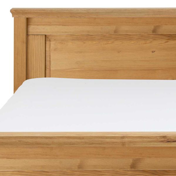 Holzbett aus Kiefer Massivholz Landhausstil günstig online kaufen