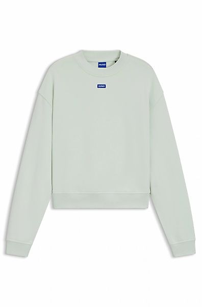 HUGO Blue Sweatshirt "Delessa", mit Logoaufnäher günstig online kaufen