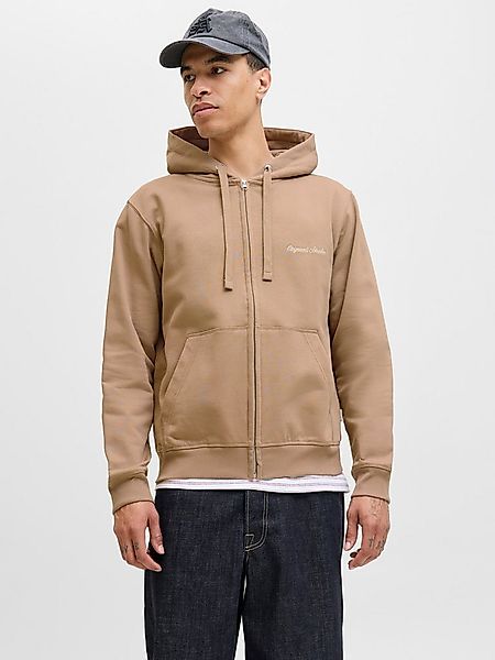 Jack & Jones Kapuzensweatshirt JORNORREBRO EMB SWEAT ZIP HOOD NOOS mit Stic günstig online kaufen
