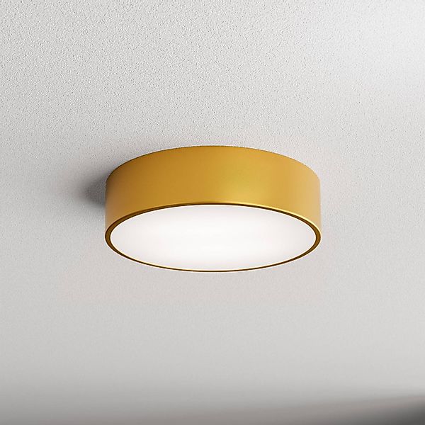 Deckenlampe Cleo 300, gold, Sensor, IP54, Ø 30 cm, Metall günstig online kaufen