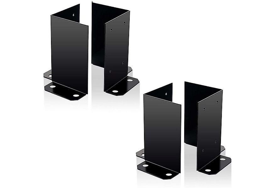 OUTMAX Zaunpfosten 2 STK 6 x 6 pfostenankersockel, 2 mm dicker, für terrass günstig online kaufen