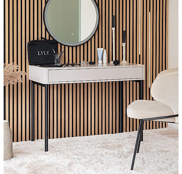 HOME DELUXE Schminktisch PAOLA - 100 x 45 x 74,5 cm, mit Soft-Close-Schubla günstig online kaufen