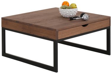Home affaire Couchtisch "Betula" B/T/H: 80/80/40 cm, zertifiziertes Massivh günstig online kaufen